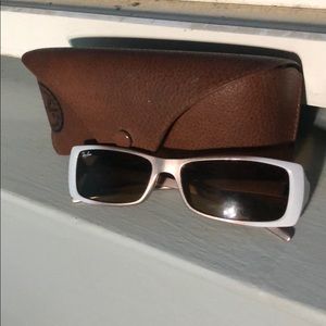 Pink ombré ray ban sunglasses